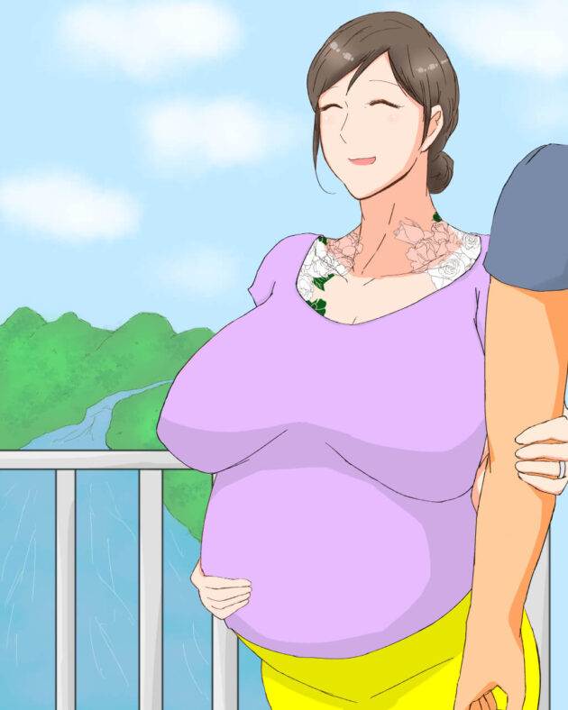【エロ同人誌】巨乳熟女の母と息子が近親相姦セックス。妊娠までしてしまった。【無料 エロ漫画】 (79)