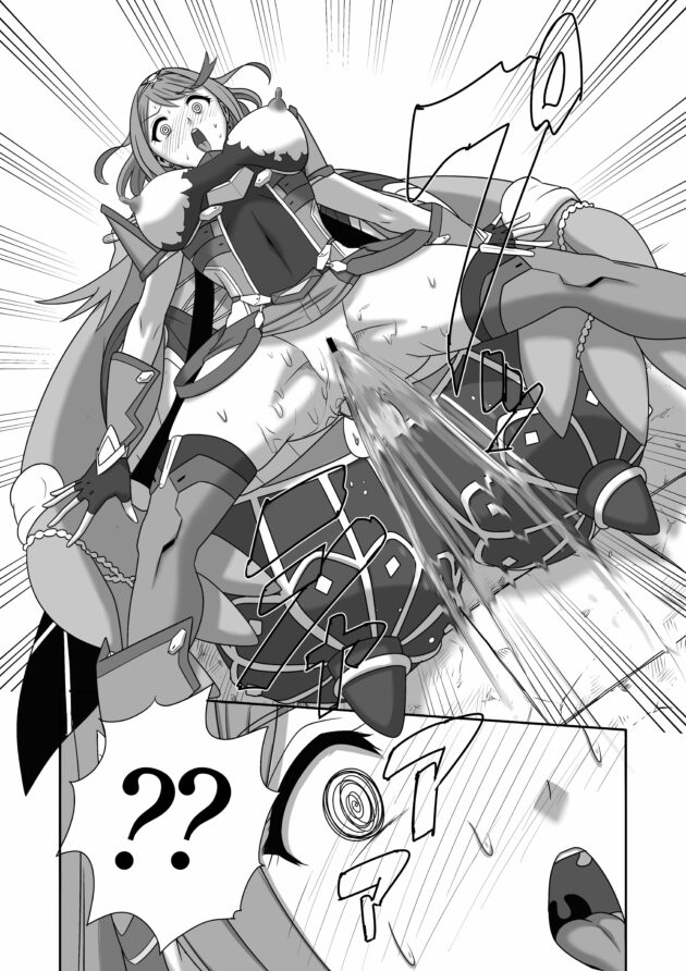 【エロ同人 ゼノブレイド2 前半】ホムラがコスチュームを着て敵に捕まって調教セックス。【無料 エロ漫画】 (20)