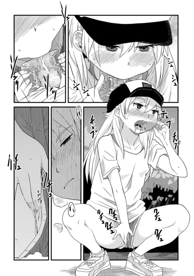 【エロ漫画】ちっぱいロリJSがイチャラブ中出しセックス【無料 エロ同人】(4)